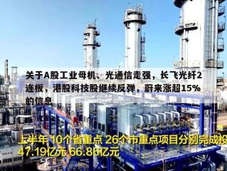 关于A股工业母机、光通信走强，长飞光纤2连板，港股科技股继续反弹，蔚来涨超15%的信息
