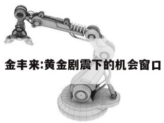 金丰来:黄金剧震下的机会窗口